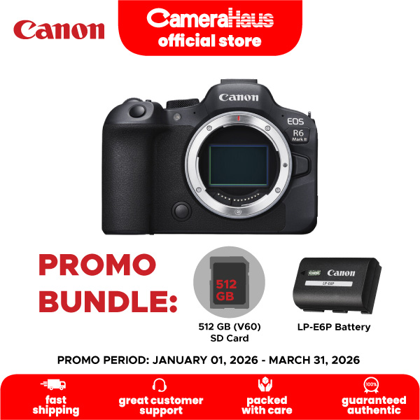 Canon EOS R6 Mark II Mirrorless Camera Presyo 138,998 Piso*Libreng Shipping