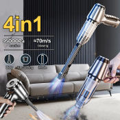 Cordless Handheld Car Vacuum - Strong Suction, USB Rechargeable