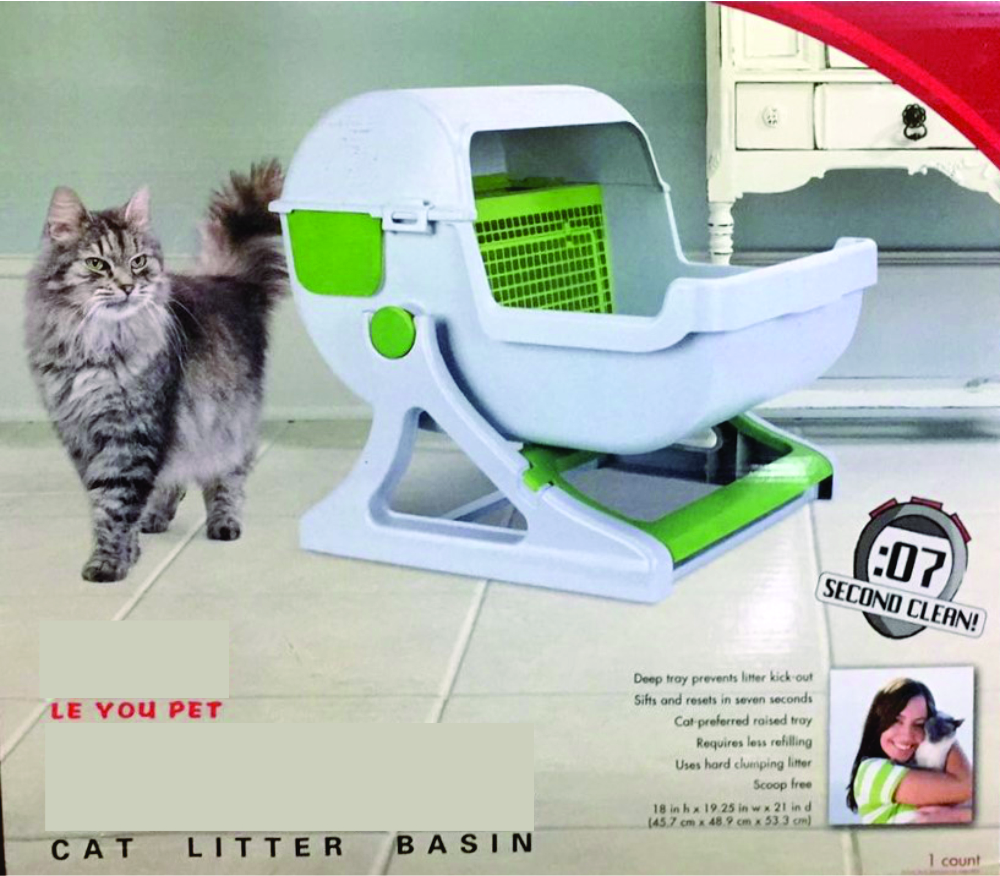 raised litter box