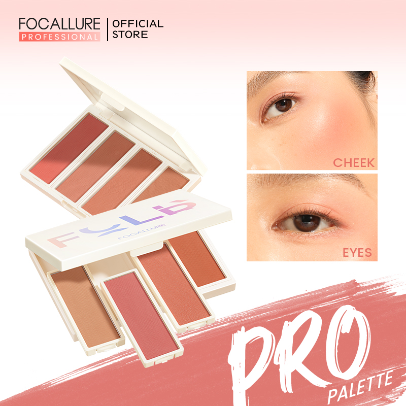 Discount on Focallure  shoes - SKU: FOCALLURE Pro-palette Diy Blush Blendable Natural Flush High Pigment Brightening Smudge Proof Multi 