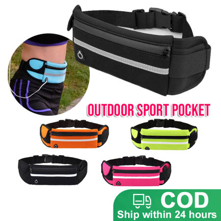 Reflective Waterproof Sport Waist Bag for Outdoor Activities
