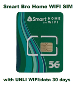Smart Bro Home WIFI SIM with UNLI WIFI/data 30 days