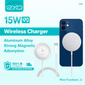 EYD 15W Magnetic Qi Wireless Charger for Samsung Xiaomi