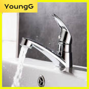 Stainless Steel Single Cold Faucet for Bathroom and Kitchen