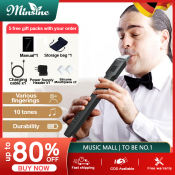Minsine Portable Electronic Wind Saxophone with Built-In Speaker