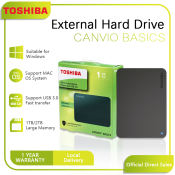 Toshiba 2TB/1TB Portable External Hard Drive with USB 3.0