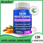 Bcuelov Glutathione Capsules for Antioxidant and Skin Whitening Support