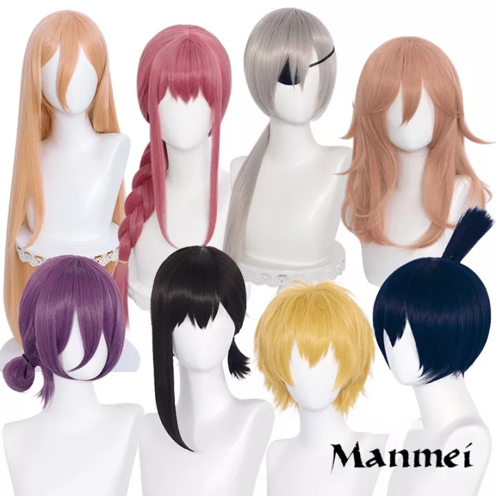 Chainsaw Man Makima Hayakawa Aki Angel Demon Denji Reze Cosplay Hair Wig  Hfmqv