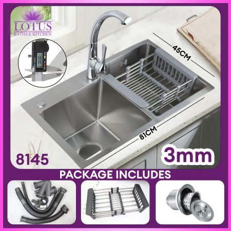Lotus Baths Stainless Steel Kitchen Sink, High Quality Lababo
