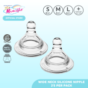 Mimiflo® Wide Neck Nipples 2's