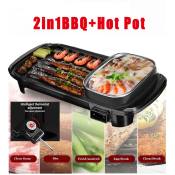 IVANA JOYCE 2-in-1 Electric BBQ & Shabu Shabu Hot Pot