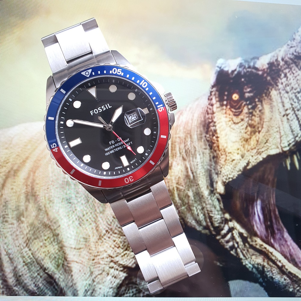 Fossil red 2025 and blue watch