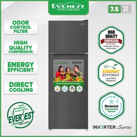 EVEREST 7.5 cu.ft. Inverter Refrigerator