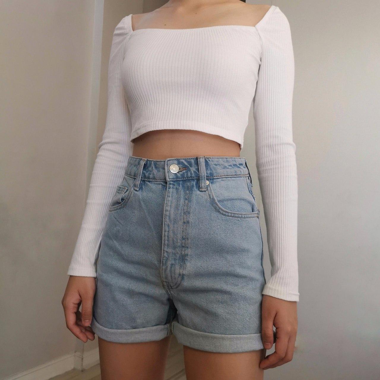 zara high waisted mom shorts