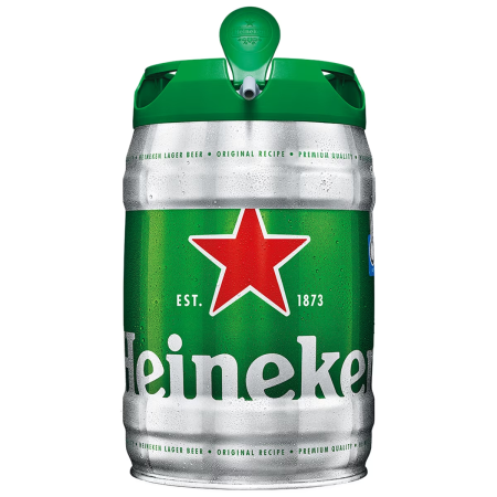 Heineken Original Lager Beer Mini Keg 5L - ABV 5%