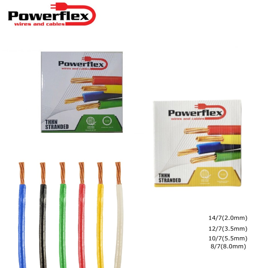 Powerflex/Wiremax THHN Electrical Wire 14/7,12/7,10/7, 8/7