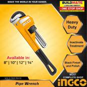 INGCO Pipe Wrench 8" / 10" / 12" / 14" Inch  BUILDMATE - IHT