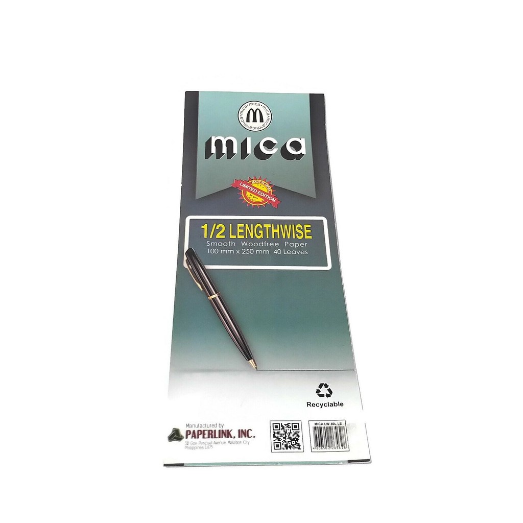 Pad Paper (Mica) Quiz Pad 1/4 size 100 mm x 125 mm 80 leaves 60