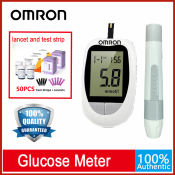 Omron Blood Glucose Meter Kit with Free Lancets and Strips