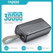 Rapoo 30000mAh Powerbank with Fast Charging and Multiple Outputs