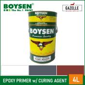 Boysen Epoxy Primer 4L - White/Red Oxide/Gray (with