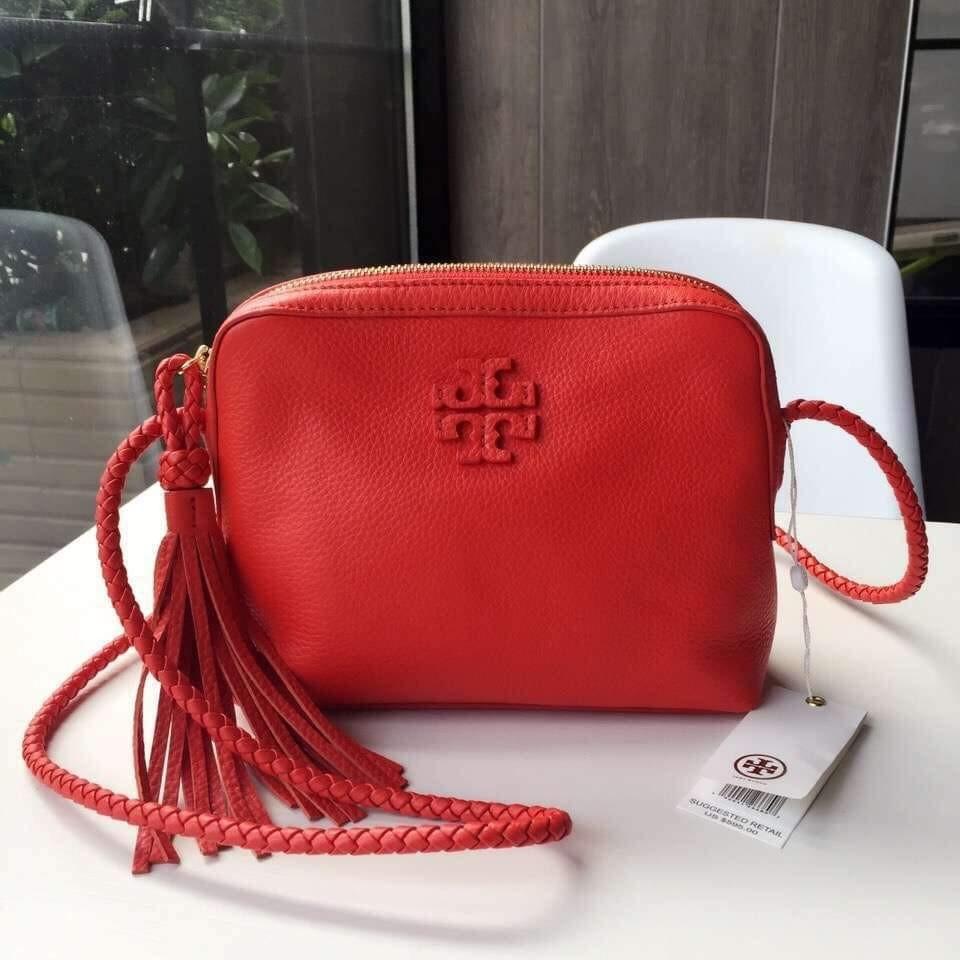 .Y . Taylor Leather Women's Camera Bag - Red | Lazada PH