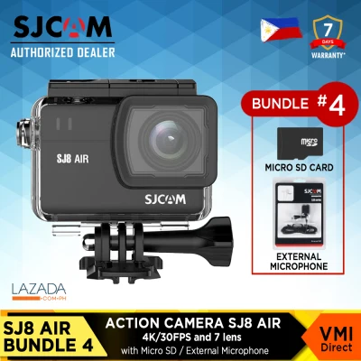 SJCAM SJ8 Air Wi-Fi Waterproof action camera 4k 1080P 30FPS 2.33” LCD Sports SJCAM Action Camera with Optional Bundle Accessories VMI DIRECT (5)