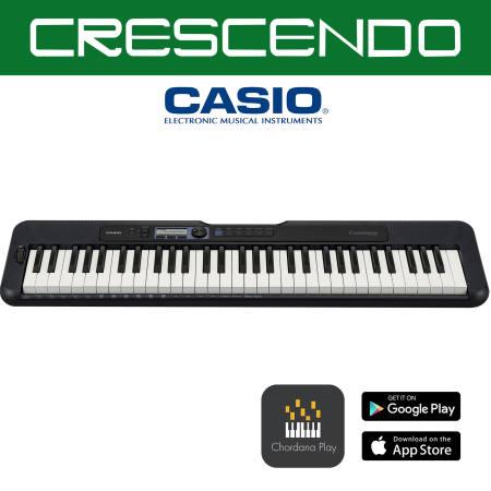 Casio CT-S300-FA Slim Casiotone Keyboard with Free Adapter