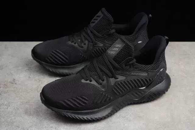 Adidas Alpha Bounce Beyond Running Shoes in All Black