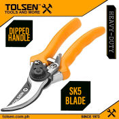 Tolsen Garden Pruning Shear with Dipped Handle