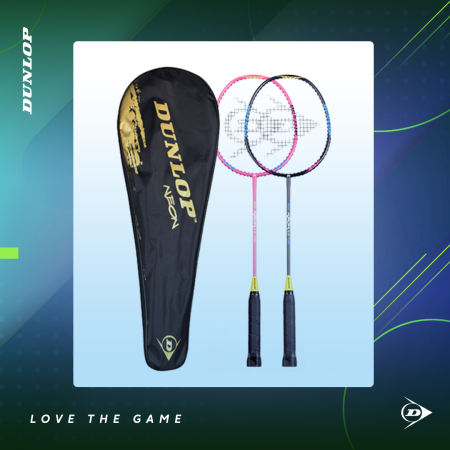 Dunlop Badminton Racket Neon 1.0 Set G1 HD