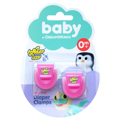 Dreamworks Baby 2-pc Diaper Clamps (1)