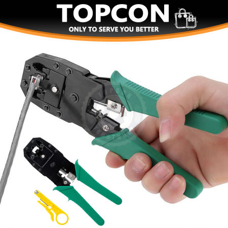 Heavy Duty 3-in-1 Crimping Tool for RJ45, RJ11, RJ12