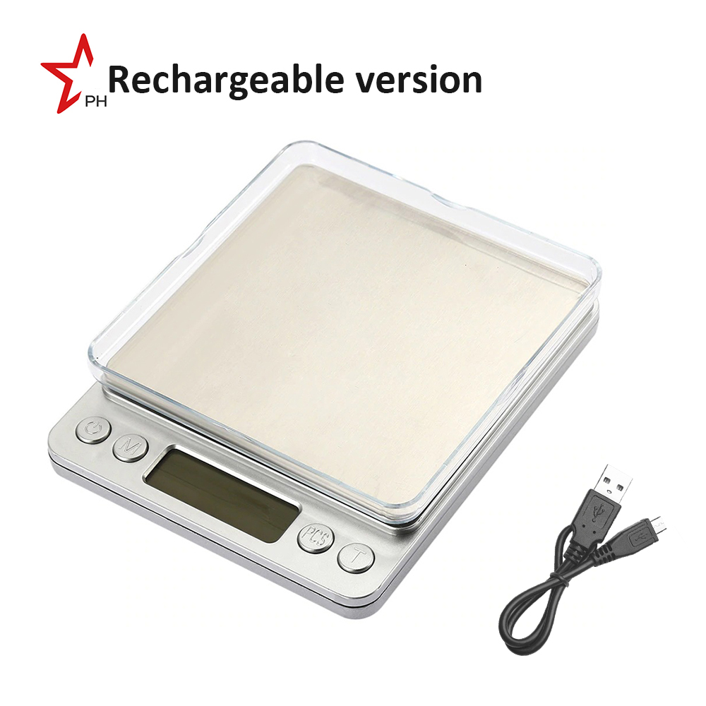 Portable 3000g x 0.1g Digital LCD Scale Jewelry Kitchen Food