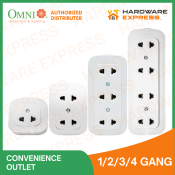 Omni Surface Outlet - 3 Gang / 4 Gang (WSO-003 / WSO