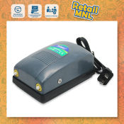 Retailmnl Aquaspeed Dual Air Pump for Aquariums, Strong Oxygen