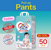 ichi Pull-up Pants Baby Diapers Bundle Pack, Various Sizes