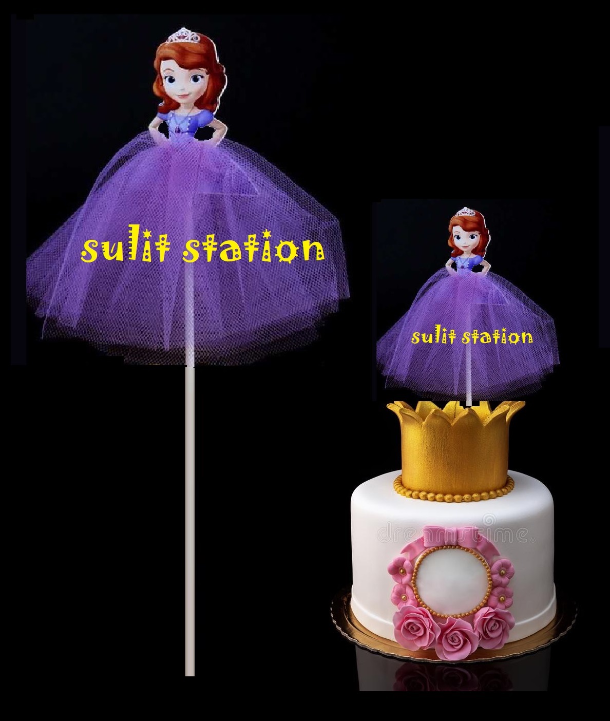 Princess Sophia birthday cake | Princess cake, Princess sofia cake, 35th birthday  cakes