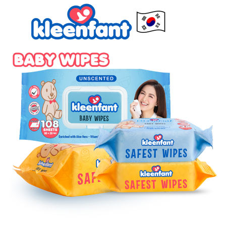 Kleenfant Baby Wipes - Alcohol-Free and Paraben-Free