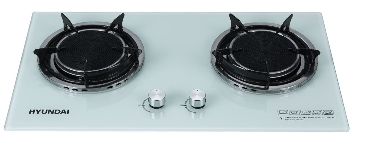 Hyundai Double Infrared/ Ceramic Burner Gas Stove Built in HG - Main Image