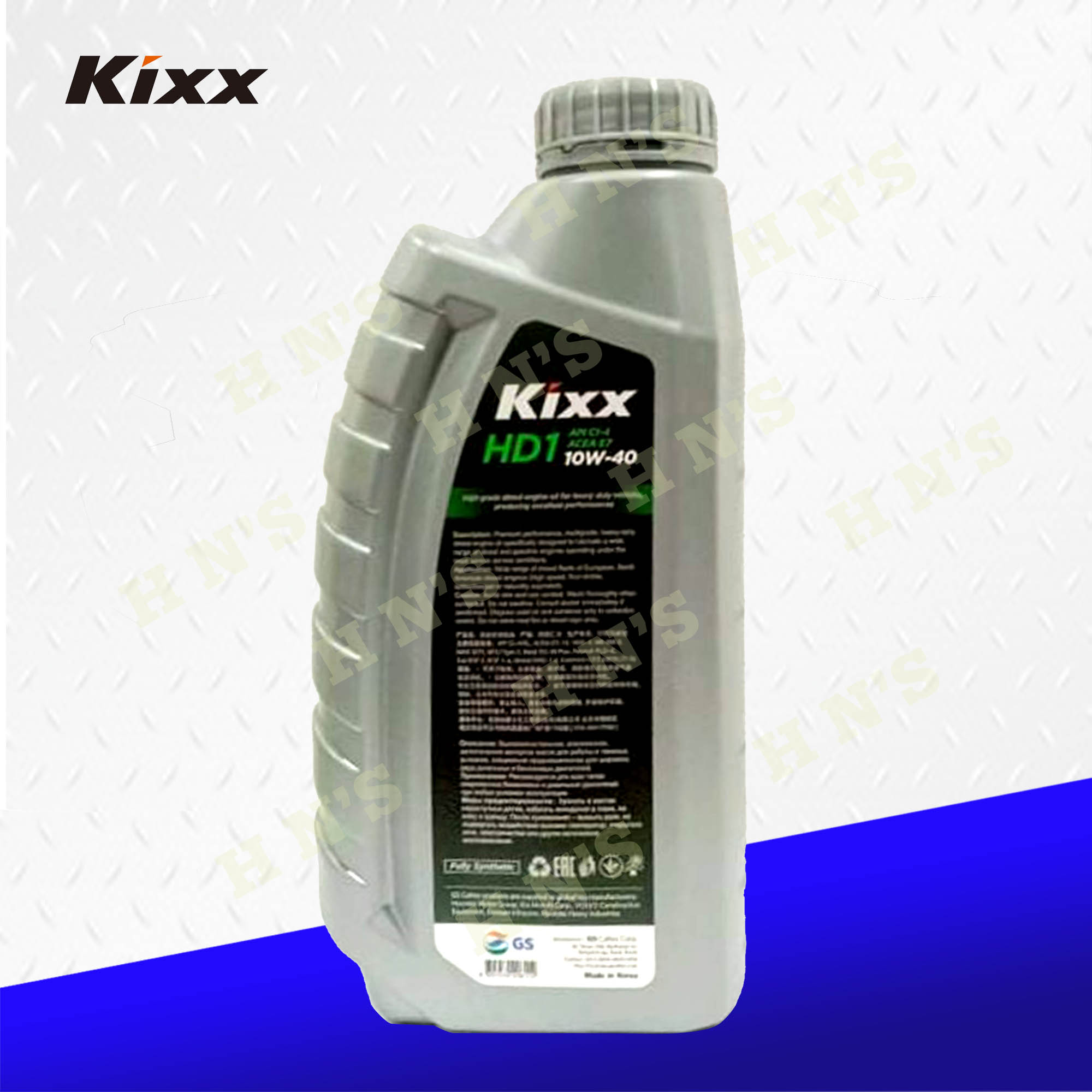 Aceite 100% Sintetico Kixx 10w40 Diesel Heavy Duty 6 Lt