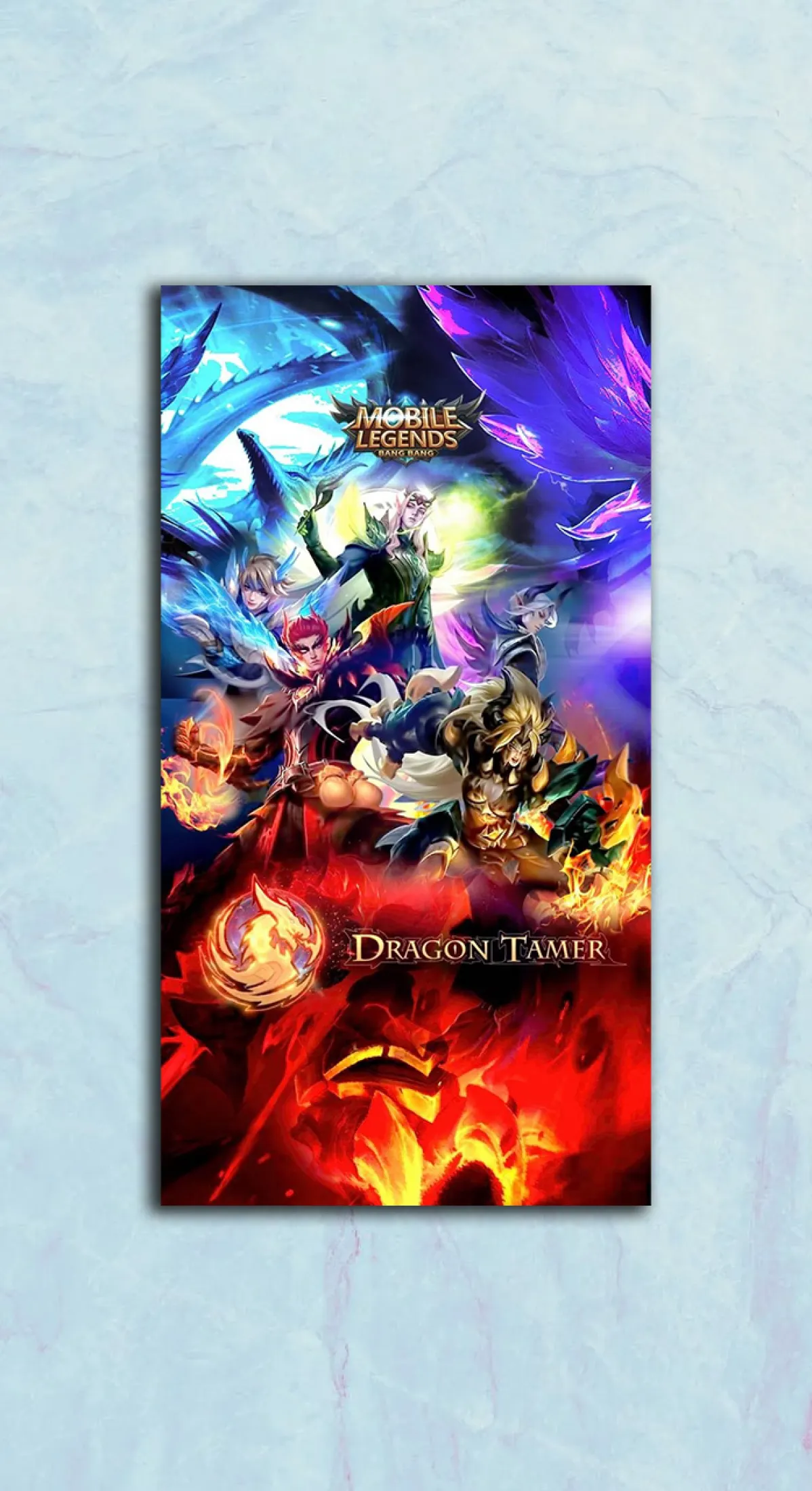 Mobile Legends Dragon Tamer Squad Canvas With Frame 10x18 Inches Lazada Ph