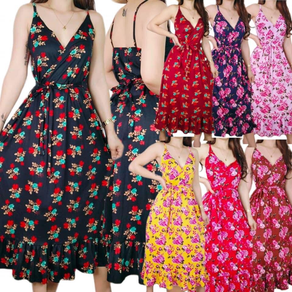 Nevada Check Rayon Dress Wanita