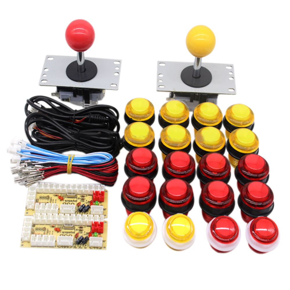 DIY USB Encoder to PC Games Joystick LED Illuminated Push Buttons for Arcade  Joystick DIY Kits Parts | Lazada PH