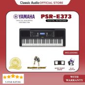 YAMAHA PSR-E373 DIGITAL KEYBOARD W/ POWER SUPPLY ADAPTOR