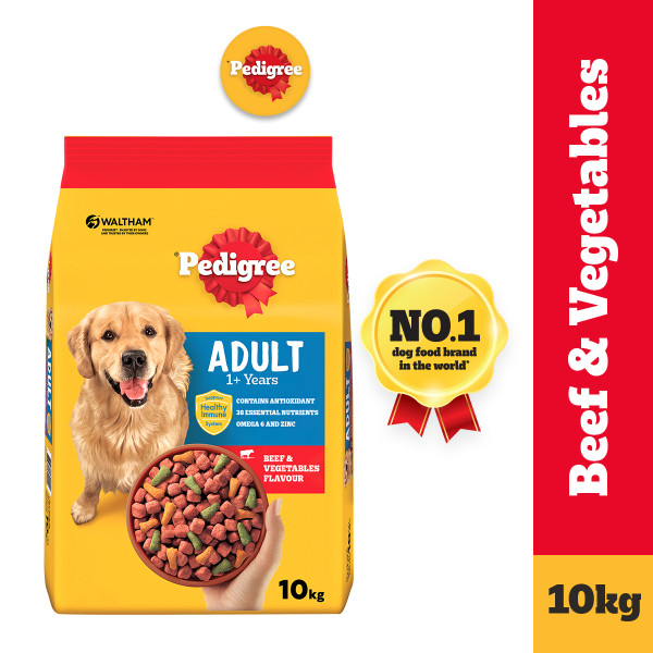 PEDIGREE Adult Dry Dog Food Chicken and Vegetable Flavor 10kg