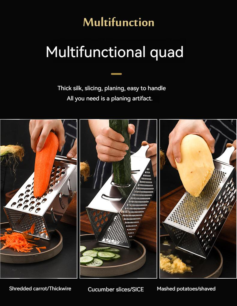 4in1 Cheese Grater Multifunctional Plastic Cheese Grater - Temu