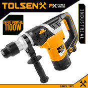 Tolsen SDS+ Rotary Hammer with Free Drills & Case