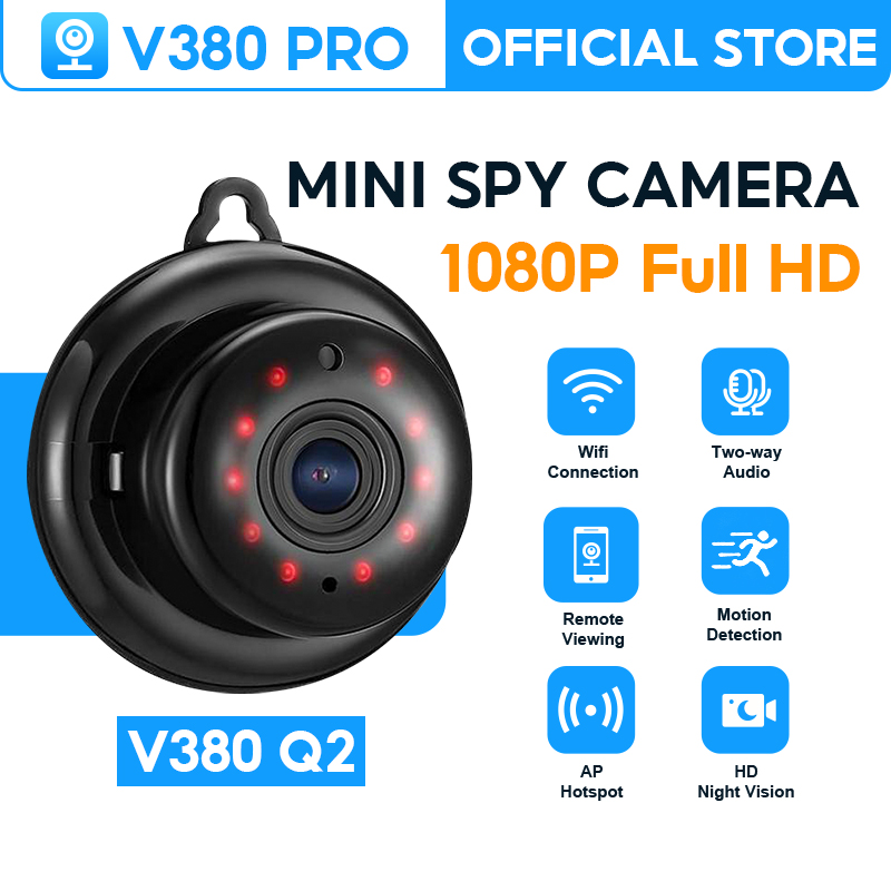 V380 PRO Mini Wifi Camera with HD Night Vision