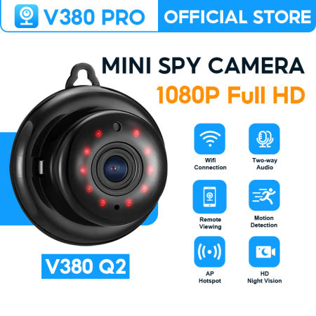 V380 PRO Mini Wifi Camera with HD Night Vision